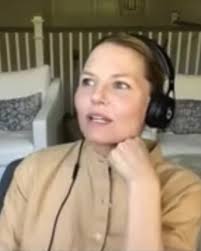 Jen during her author chat with David Sanchez for the December BOTM ‘All  Day is a Long Time’#jennifermorrison #jenmorrison #jmo #aajmoedit @Jennifer  Morrison