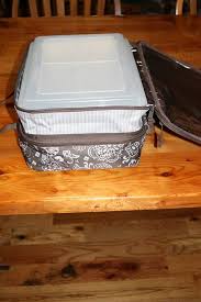 The Perfect Party Set With An Insulated 9x13 Cake Pan In The Upper Compartment And The Pampered Chef Rectangular Baker B Pampered Chef Perfect Party Cake Pans