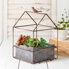 rustic farmhouse small house planter