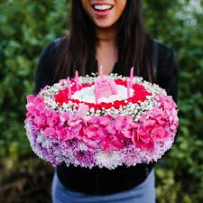 Birthday Gift Cake And Flowers Your Special Day By Teleflora Birthday Flowers Birthday Cake Flower Cake Flower Arrangements Fresh Flower Cake Birthday Cake With Flowers