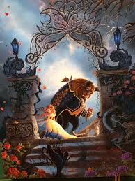 Awesome Beauty And The Beast Painting I Found In Disneyland Disney Art Disney Beauty And The Beast Disney Wallpaper