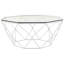 Clear large rectangle glass coffee table. Enrich Tempered Glass Chrome Coffee Table Tempered Glass Clanbay