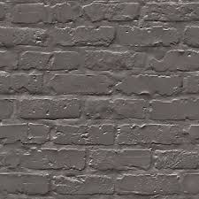 Download brick wallpaper stock photos. Colours Black Painted Brick Embossed Wallpaper Diy At B Q