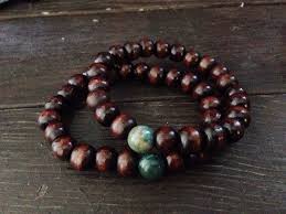 This Handsome Wooden Mens Bracelet Approximately Measures 8 Inches In Diameter Its Lightweight And Unique Mens Beaded Bracelets Mens Jewelry Bracelets For Men