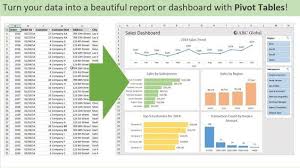 Introduction To Pivot Tables Charts And Dashboards In Excel Part 1 Pivot Table Excel Tutorials Microsoft Excel Tutorial
