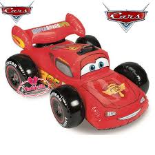 Biniciler Intex Disney Intex Cars Sisme Araba Binici 107x71cm