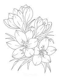 Abstract elegant pattern adult flowers dark. 112 Beautiful Flower Coloring Pages Free Printables For Kids Adults