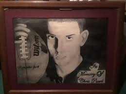 Drawing by me aged 8, me in dark blue with blonde hair, me at the steps of  the old school demountable, and a pic of the girls