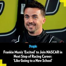 Frankie Muniz is still getting comfortable with his new life as a  professional racecar driver. The 38-year-old former Malcolm in the Middle  star is aiming to qualify for the NASCAR Xfinity Series'