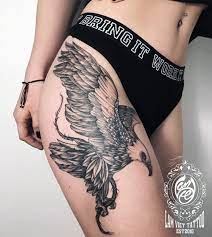 Hình xăm chim phượng hoàng cho nam giới. Hinh XÄƒm Há»• Va Ä'áº¡i Bang Mang Y NghÄ©a Gi