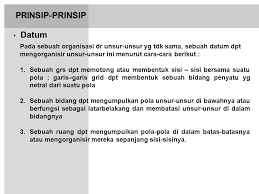 Datum is designed for innovators who empower individuals. Prinsip Prinsip Datum Ppt Download