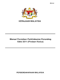 Memasukkan anko pasukan perunding dalam perniagaan anda. Manual Perolehan Perkhidmatan Perunding Edisi 2011