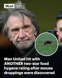 The £600-per-person Manchester suite in Old Trafford has seen a 'large  number of droppings' 🐭 Read more: https://trib.al/JL9sMM0 #Ratcliffe  #ManUnited #MUFC #OldTrafford