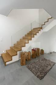 Holzstufen Auf Betontreppe Beton Verkleiden Bathe Treppen