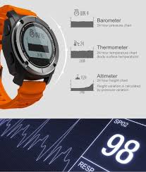 S928 Upgrade Version Gps Sport Smart Watch Pedometer Heart Rate Pressure Temperature Height Auto Lap Sedentary Reminder Sleep Monitor