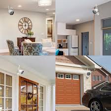 Amazon Com Zmodo Smart Wireless Security Cameras 4 Pack Hd Indoor Outdoor Wireless Security Cameras Wireless Security Camera System Outdoor Security Camera