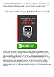 Military seems utterly useless now. Getting Started With Dwarf Fortress Learn To Play The Most Complex Video Game Ever Made By Dolidom763 Issuu