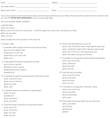 It was developed by cox et al (1987). Postpartum Major Depression American Family Physician