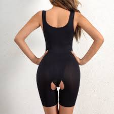 YANHOO Womens Bodysuit One-Piece Open Crotch Body Shaper Abdominal Lifter  Hip Shaper Underwear Hide Belly Stretch Slimming Body Corset - Walmart.com