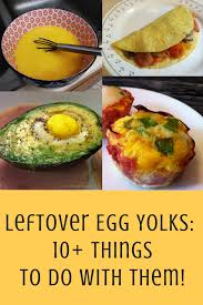 What To Do With Egg Yolks Oh Snap Let S Eat Leftover Egg Yolks Egg Yolk Recipes Recipes Using Egg Yolks