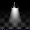 Glowing single hanging light bulb png. 1
