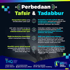 Perbedaan Tafsir Tadabbur Tadabbur Islamic Quotes Quran