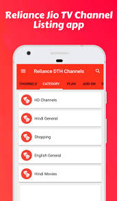 Channel List For Jio Tv Reliance Digital Tv For Android Apk Download