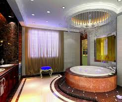 The rigid application of square and rectangular shapes is contrasted only by the curves of the faucet spouts. Great Bathroom Designs With Round Bathtubs Top Dreamer