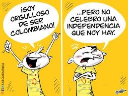 Por esto y varios decretos en colombia se celebra el 20 de julio como el día del grito de independencia. Kmilo Caricaturas Kmilocaricatura Twitter