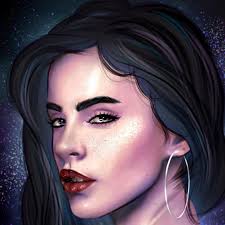 Bargainer... I'd like to make a deal. ~callypso Lillis . For those of you  who haven't read the bargainer series, yes she is supposed to be this pale  and glowy . .