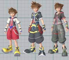 The manga adaptation of kingdom hearts is very faithful to the games for the most part, although the main character sora has changed quite a bit. Kingdom Hearts Sora Evolution Kingdom Hearts Sora Kingdom Hearts Kingdom Hearts Art