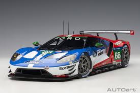 The 24 hours of le mans museum. Ford Gt Gte Pro Le Mans 24h 2016 B Johnson S Mucke O Pla 66 Autoart