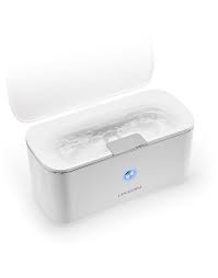 Like other ultrasonic cleaners, glass cleaners work by generating millions of small bubbles. Compact Ultrasonic Cleaner For Glasses And Jewellery Lanaform Lanaform