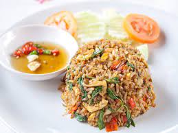 Spicy Thai Basil Fried Rice Vegetarian Recipes Recipes Basil Fried Rice