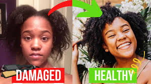 The keratin seals the hair, making it smooth, straight, shiny and very manageable. 5 Heat Damage Recovery Tips For Natural Hair Youtube