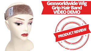 Amazon.com : GEX Wig Grip Band Flexible Velvet Scarf Head Hair Band Wig  Band with Adjustable Fastern (Dark Brown) : Beauty & Personal Care