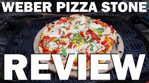 Weber Pizza Stone Review Using Weber Q220 Pizza Stone Pizza Cooking