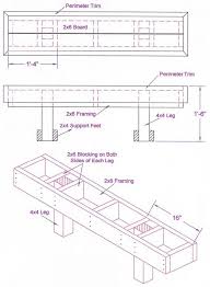 For instance, if you want a railing that is 36 inches (91 cm) high, cut posts that are perhaps 44 inches (110 cm) high. Benches Wood Deck Bench Plan Diy Deck Plans