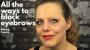 All the ways to block eyebrows