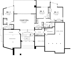 House plan 4281 6,228 square foot, 5 bed, 4.1 bath craftsman ranch plan; House Plans With Basements Dfd House Plans Blog