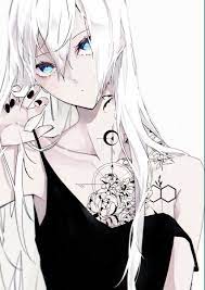 Pin By Akatsuki Night On Roleplay Stuff In 2021 White Hair Anime Guy Black Haired Anime Girls Anime Oc Female