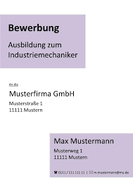 Deckblatt Bewerbung Ohne Foto Muster Zum Kostenlosen Download