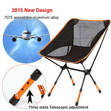 High Quality Aluminium Alloy Mesh Portable Chair For Fishing Camping Outdoor Sports Ultralight Barbe Camping Stool Outdoor Folding Chairs Beach Chairs Portable