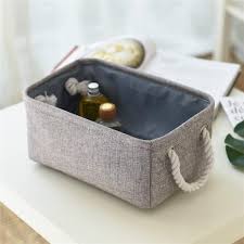 Maybe you would like to learn more about one of these? Buy Thewarmhome Grey Linen Storage Basket For Shelves Storage For Toys Fabric Organizer Bins Online In Taiwan B01a9zkriu