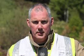 Jamie Thrower Incident Commander Sfrs Scene Foto de stock de contenido  editorial