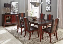 Dining room table & chair sets for sale. Sofia Vergara Savona Chocolate 5 Pc Rectangle Dining Room With Wood Back Chairs Dining Room Sets Affordable Dining Room Formal Dining Room Sets