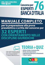 Il secondo concorso si propone di arruolare 5 esperti laureati con orientamento nelle. Preparazione Al Concorso Per 76 Esperti Di Banca D Italia Manuale Completo Con Contenuto Digitale Per Accesso On Line Aa Vv Amazon It Libri