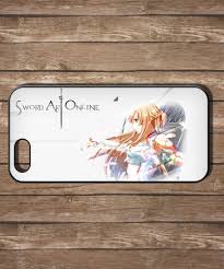 Sword Art Online Anime Sao Kirito Asuna Iphone Case 4 4s 5 5s 6 6s Plus N10 Fundas Para Celular Otaku Anime