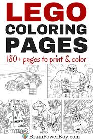 Lego brings the world to life with their buildable sets and the city police are no different. 180 Free Printable Lego Coloring Pages