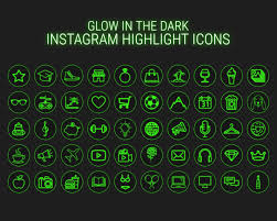 Once the icon image is included in your story it will be available in your story archive to add back into highlights as a cover image. 50 Neon Highlight Icons Green Neon Instagram Story Highlight Icons Instagram Story Covers Instagram Stories Instagram Highlights Wallpaper Iphone Neon Instagram Story Icon
